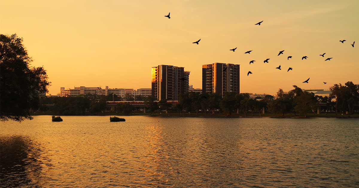 jurong lake landscape cityscape singapore