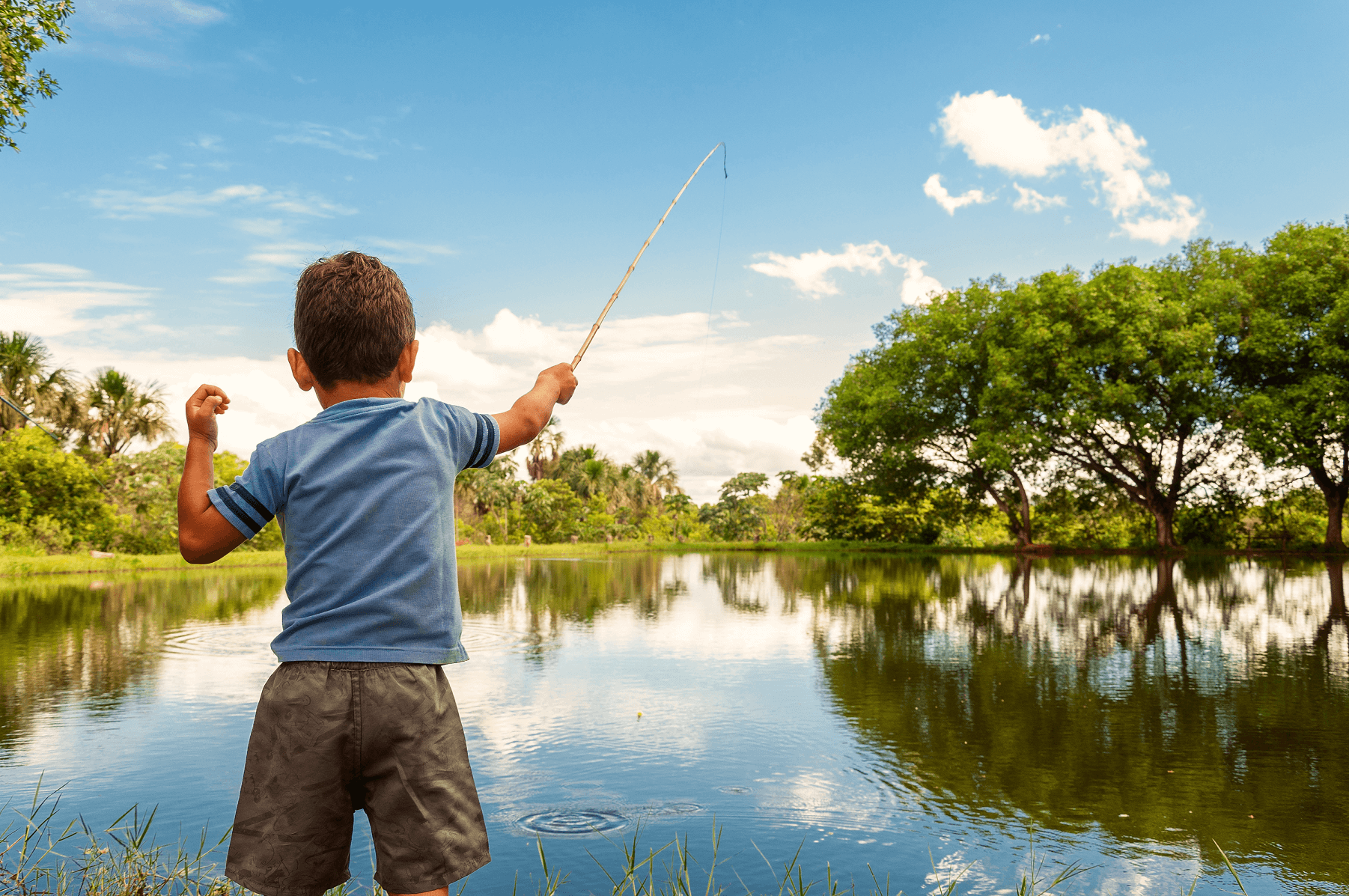 Catch a fish at D'Best Fishing Pond