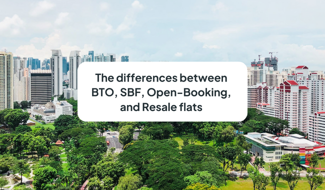 The Differences Between BTO, SBF, Open-Booking, and Resale HDB