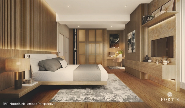 1 bedroom Pre-selling luxury condominiums in Metro Manila Fortis Residence in makati