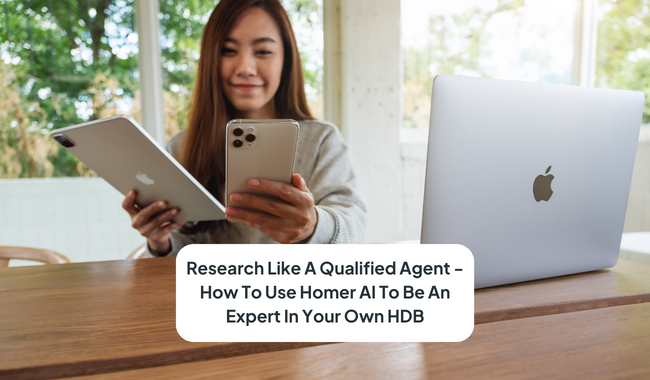 Research Like A Qualified Agent - How To Use Homer AI To Be An Expert In Your Own HDB