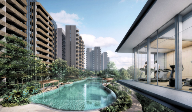 Artist render of Ki Residences at Brookvale new launch condo by Heeton, reaching TOP in 2024
