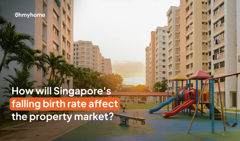 How will Singapore's falling birth rate affect the property market