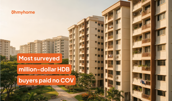 Most Surveyed Million-Dollar HDB Buyers Paid No COV